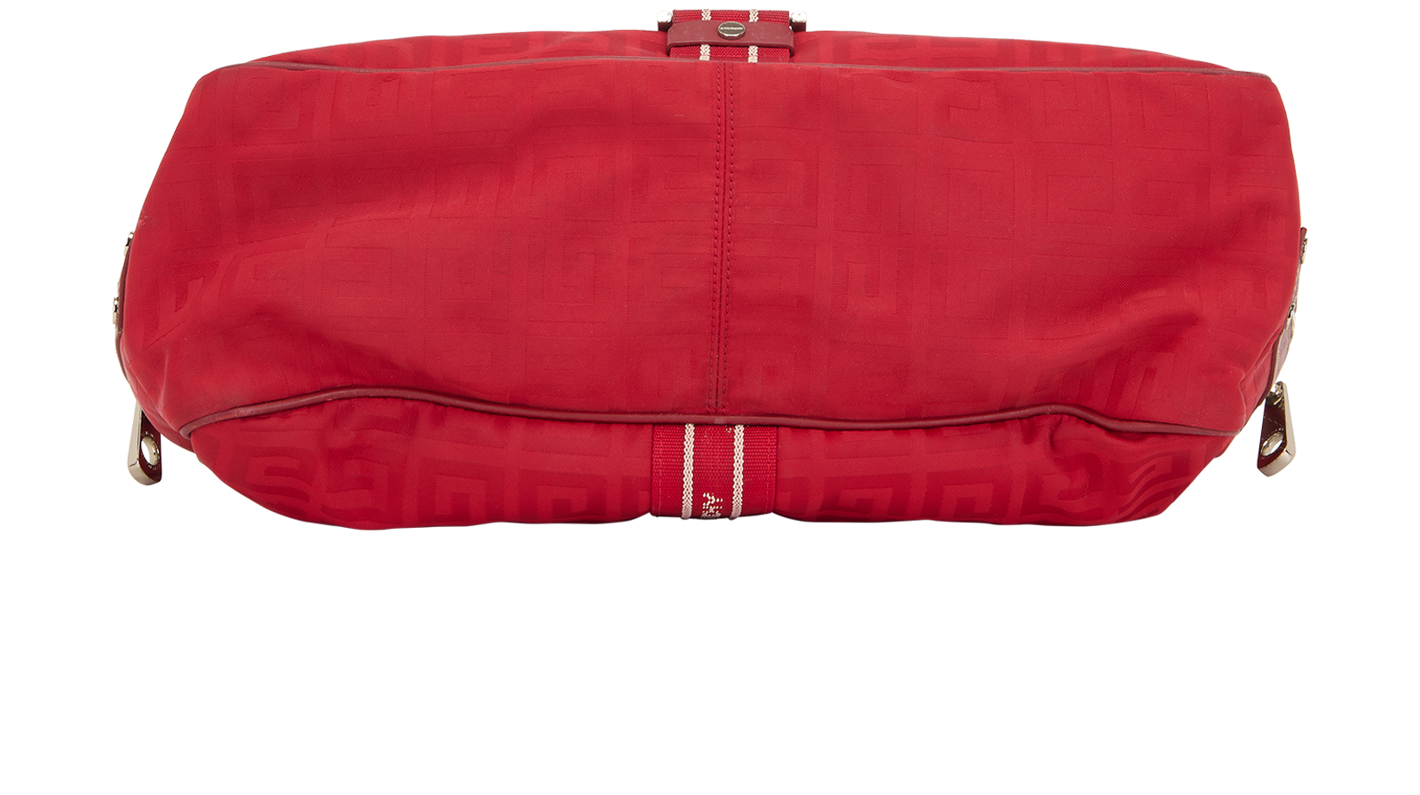Logo Shoulder Bag, &pound;260, Handbags, Red, Nylon, Top view
